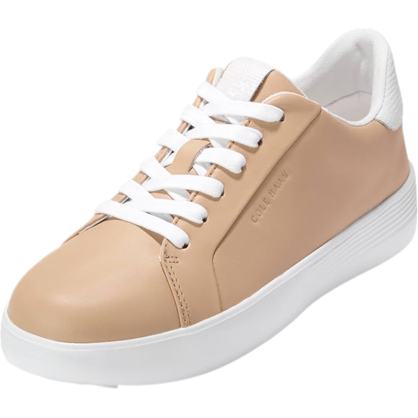 Cole Haan Women's Grand Crosscourt Joy Platform Sneakers Soft Buff/White, W32624