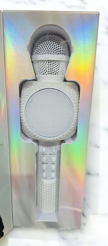 Pearl Karaoke Microphone & Speaker