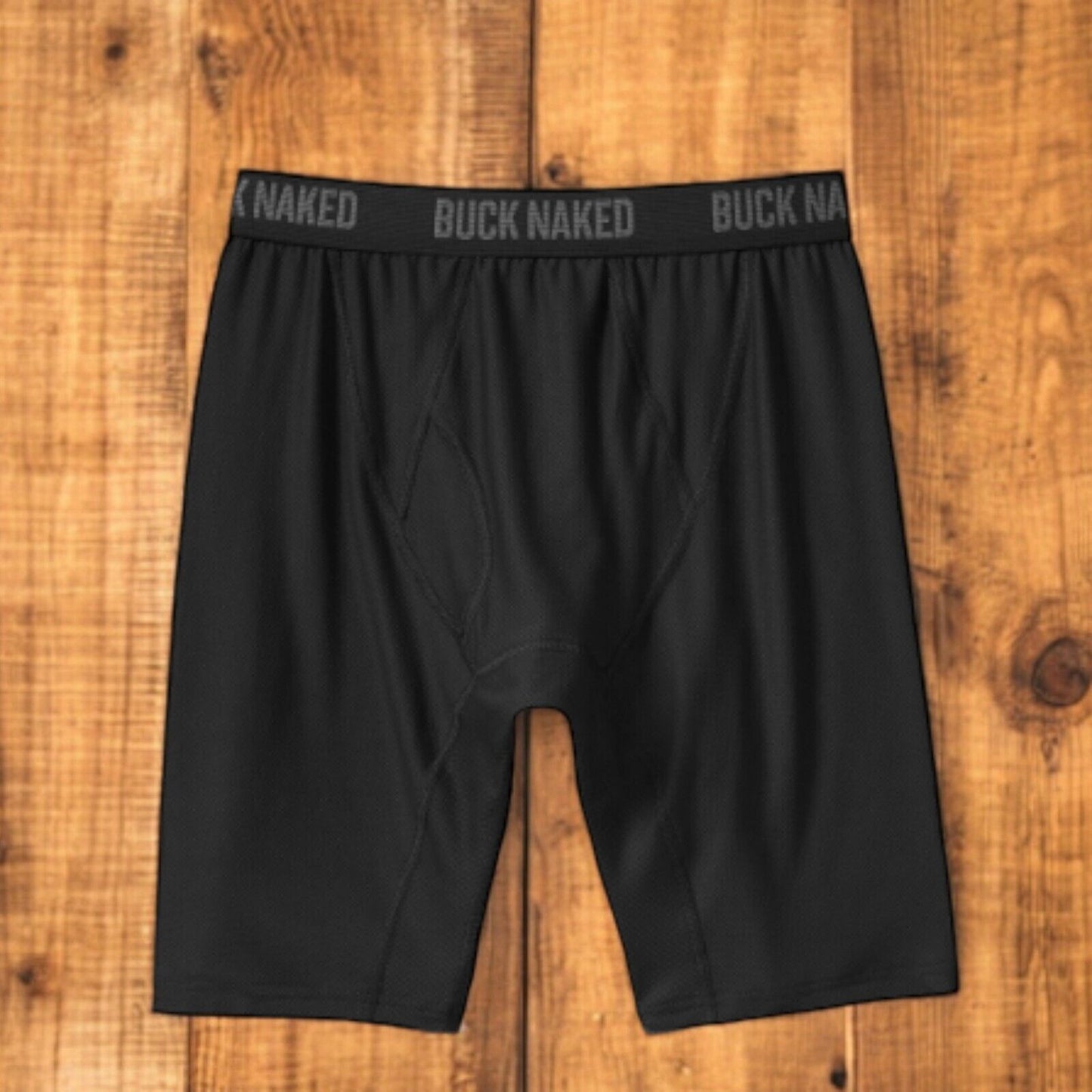 Duluth Men's Buck Naked Extra Long Boxer Briefs,BLK, XL(40-42)