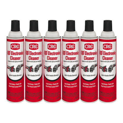 CRC 05103 QD Electronic Quick Drying Formula Contact Cleaner 11 Oz. Pack of 6