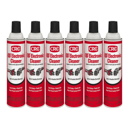 CRC 05103 QD Electronic Quick Drying Formula Contact Cleaner 11 Oz. Pack of 6