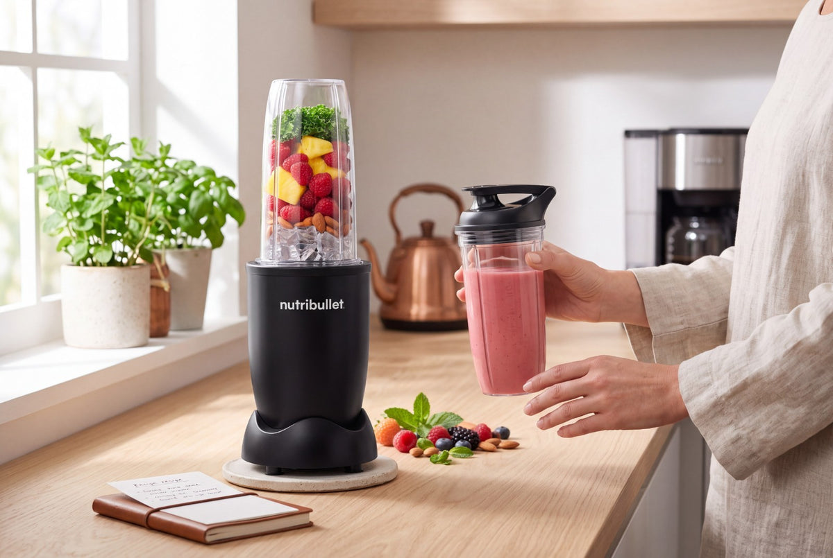 NutriBullet Turbo NB50400AK 1000W Matte Black Electric Personal Blender