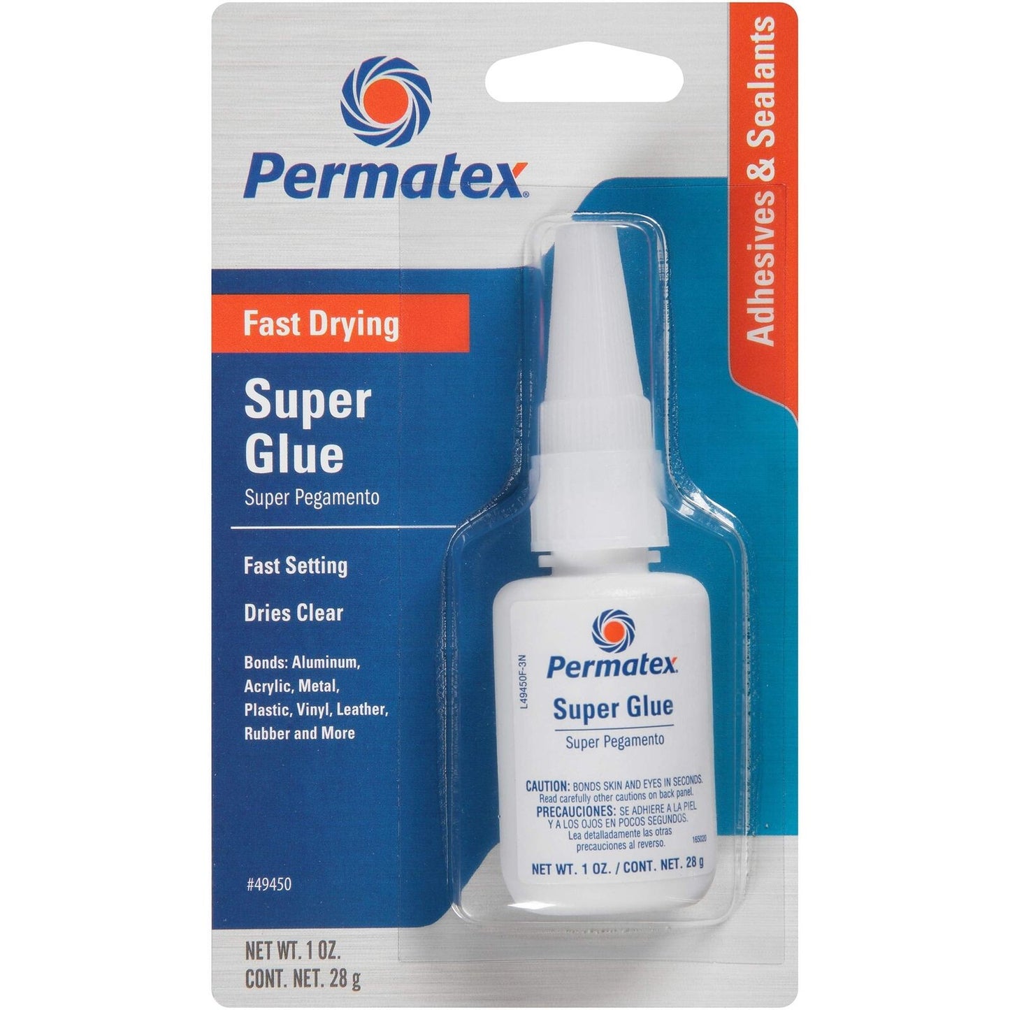 Permatex 49450-6PK Super Glue, 1 oz. (Pack of 6)