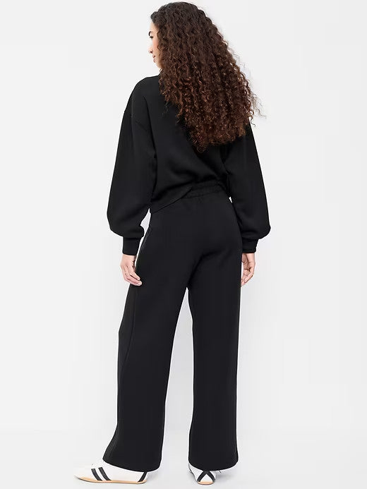 Old Navy Women's Extra High-Waisted Dynamic Fleece Wide-Leg Sweatpants Size XS