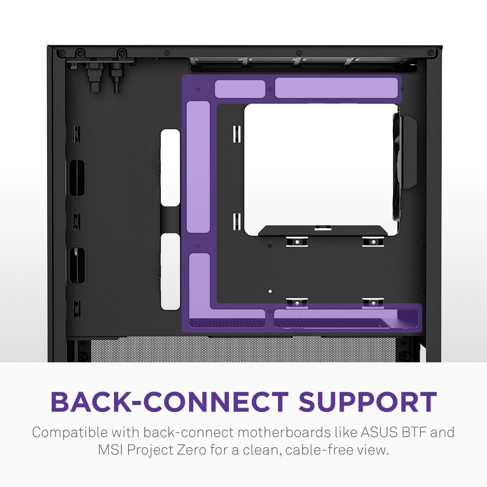 NZXT H510 Elite - CA-H510E-B1 - Premium Mid-Tower ATX Case PC Gaming Case - Dua