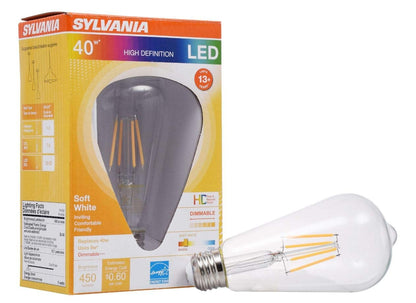 SYLVANIA General Lighting SYLVANIA LED Filament Light Bulb, ST19 Lamp, Medium B