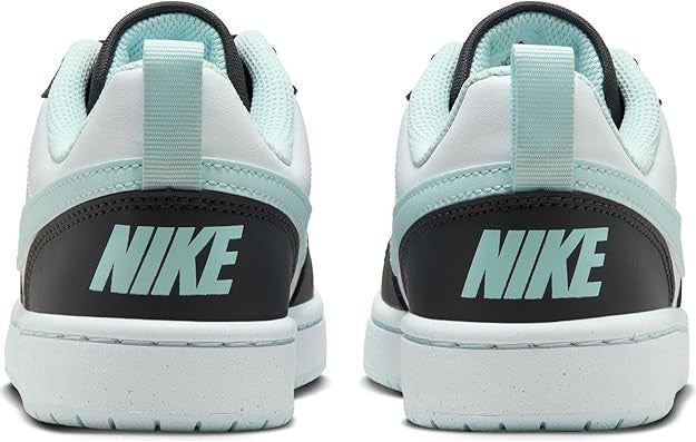 Nike Court Borough Low Recraft Big Kids' Shoes Anthracite/White/ Blue Size 3.5y