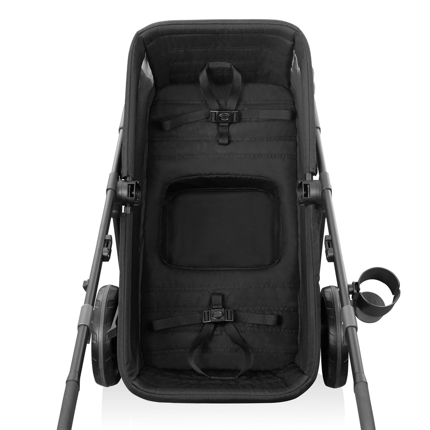 evenflo Omni Crew 3-in-1 Stroller Wagon, Licorice Black,  Fits upto Two Children