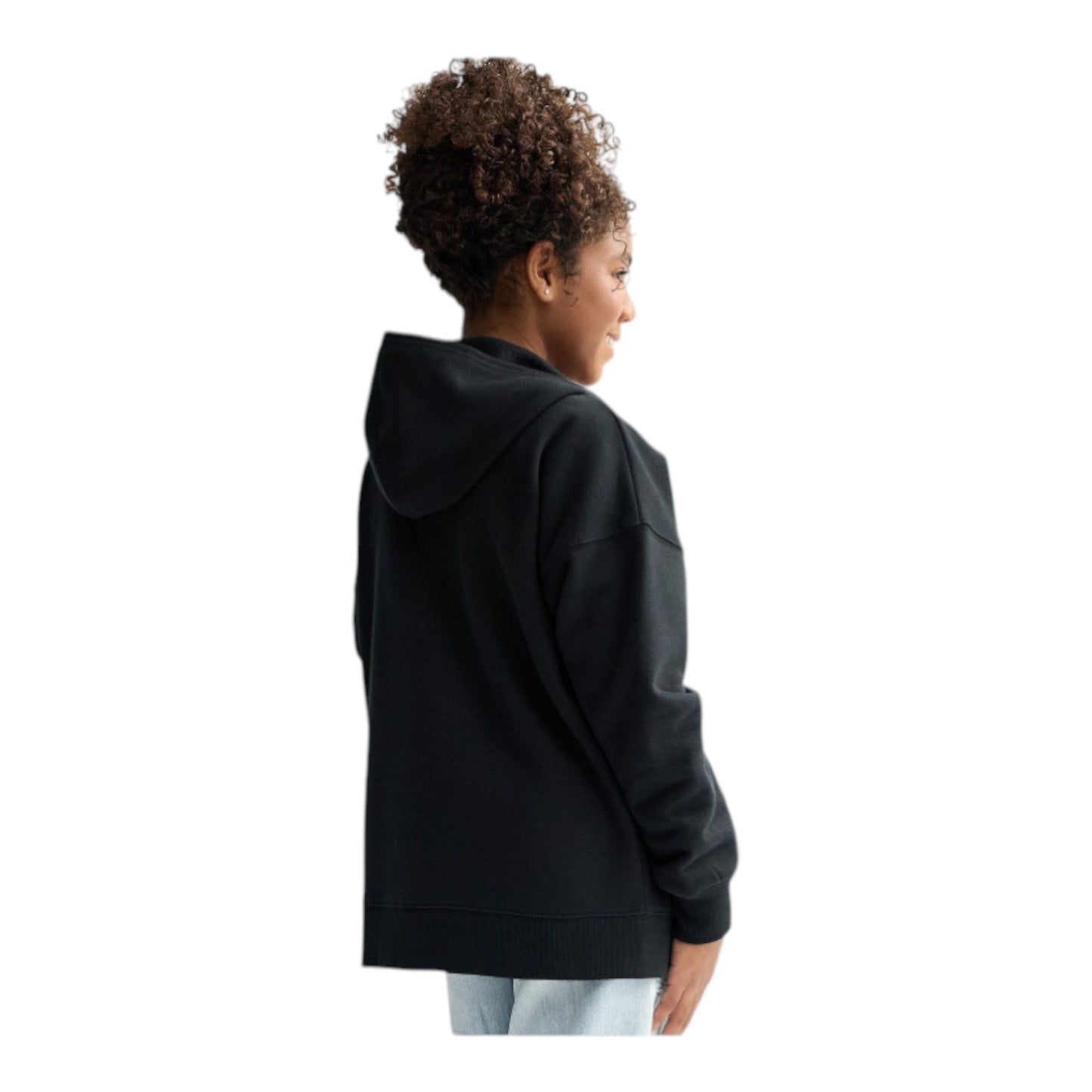 Girls SO Oversized Full Zip Front Hoodie - Black - #70081655 - $26.99 MSRP