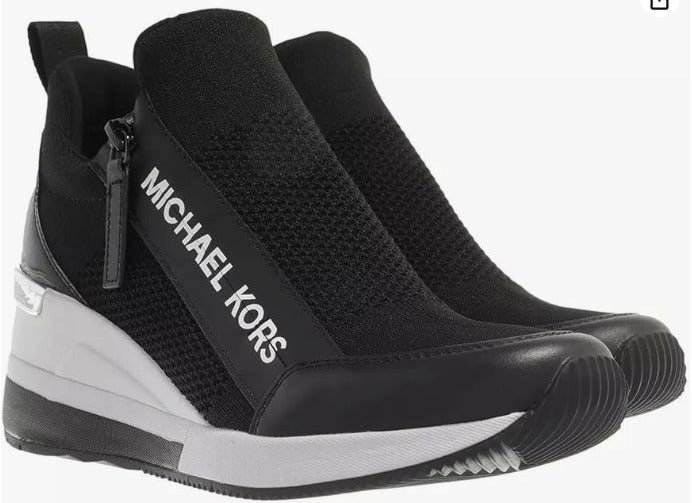 Michael Kors Willis Wedge Trainer - Black