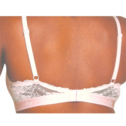 PINK Wink Push-Up Balconette Bra - 38DD - Pink Tulip Fair isle Print (7HXD)