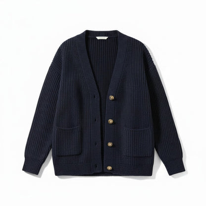 Sonoma Goods for Life Seattle Navy Button Front Cardigan Sweater Women’s