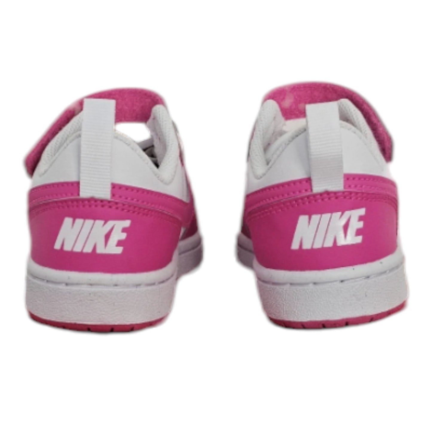 Nike Court Borough Low Recraft (Kids) White/Laser Fuchsia Size 1Y NEW