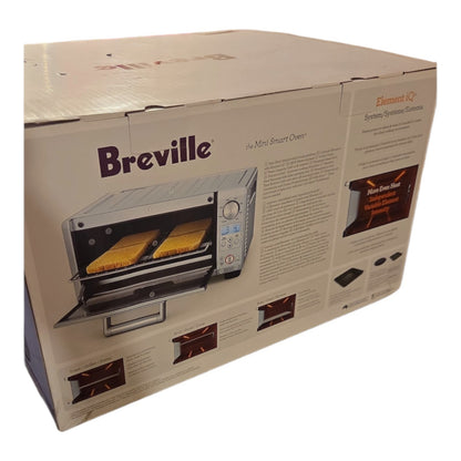 Brand New Breville 1800W Mini Smart Toaster Oven Stainless Steel BOV450XL