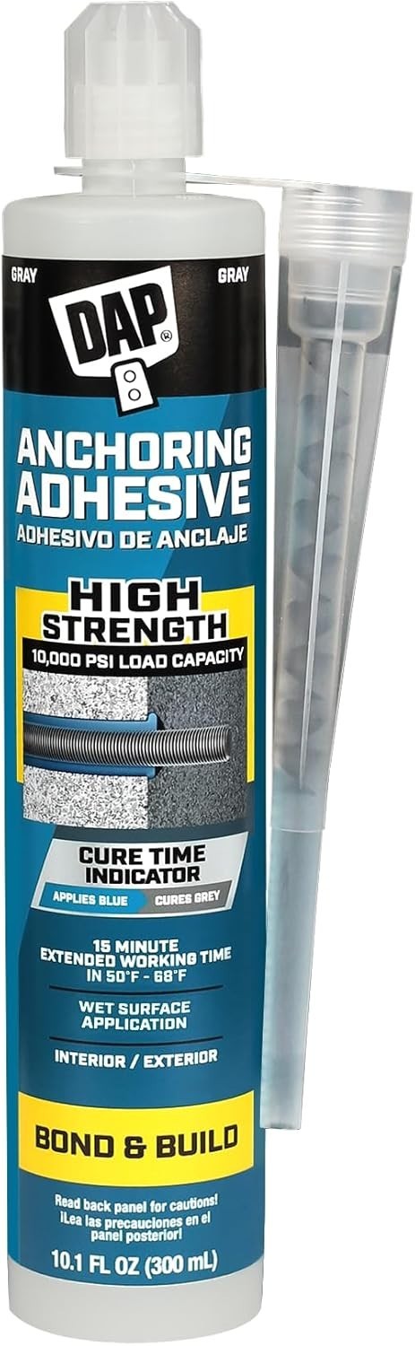 DAP Anchoring Adhesive: 10.1 fl. oz. (Grey) 75420 - High Strenght