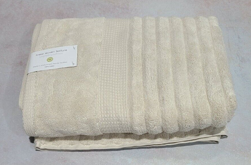 Linear Woven Texture Bath Towel