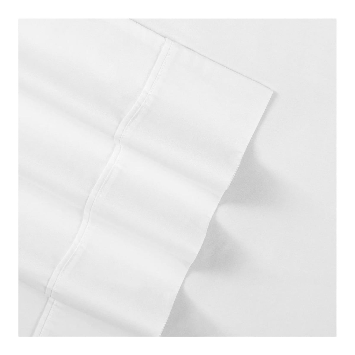 Columbia Breathable Cotton Percale 4 Piece King Size Sheet Set | 4 Color Options