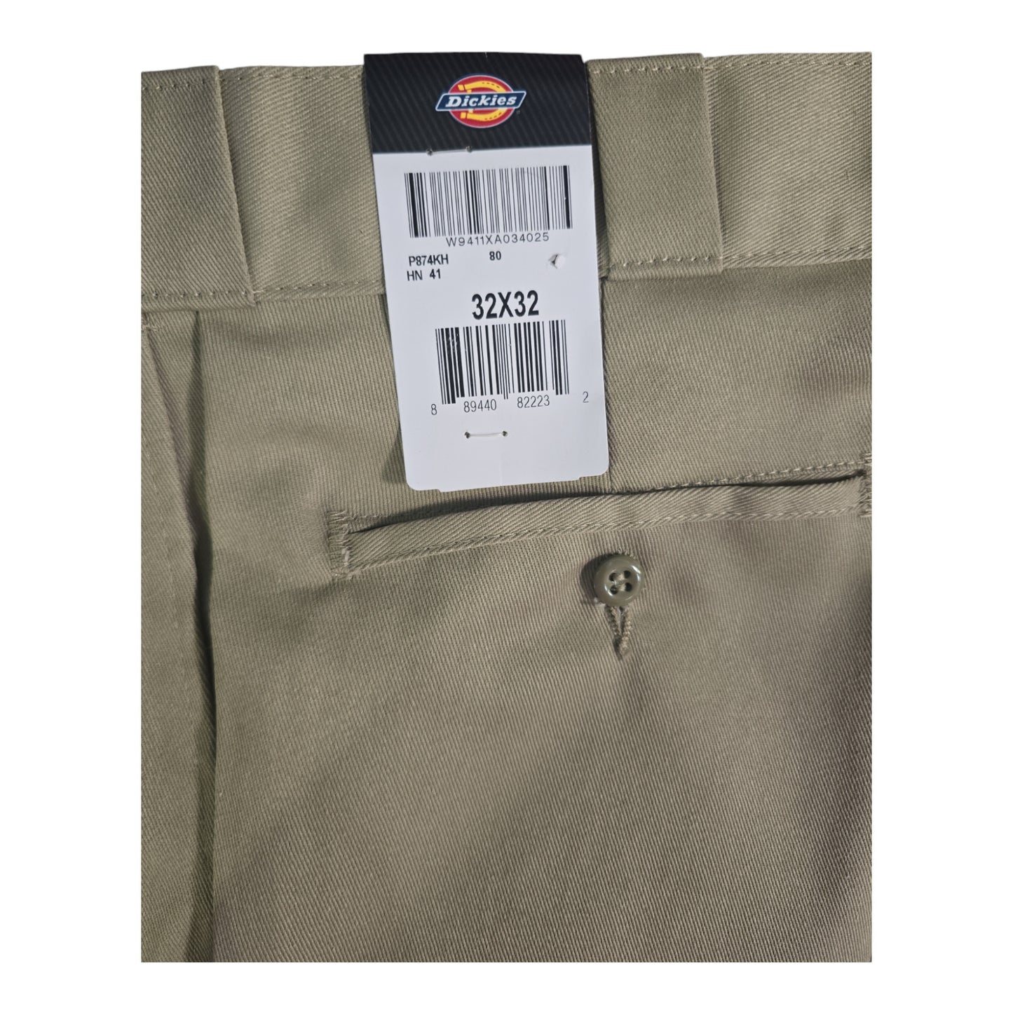 Dickies Men's Industrial 874 Work Pant, Khaki, 32x32
