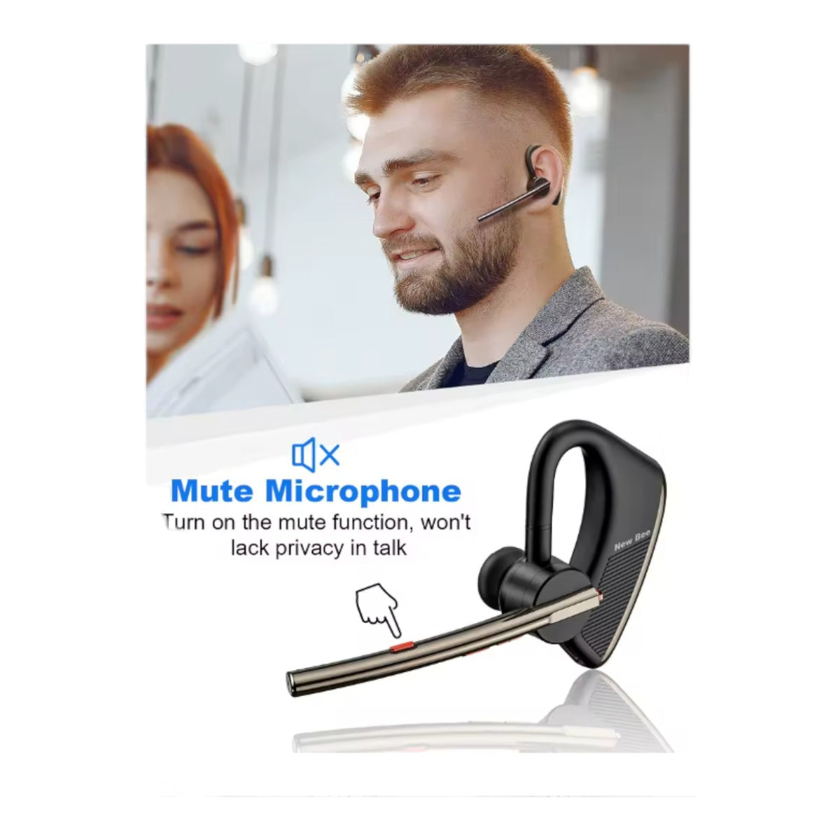 Dragon Bluetooth Headset | New w/Box | Noice Cancelling | Dual Built in Mic