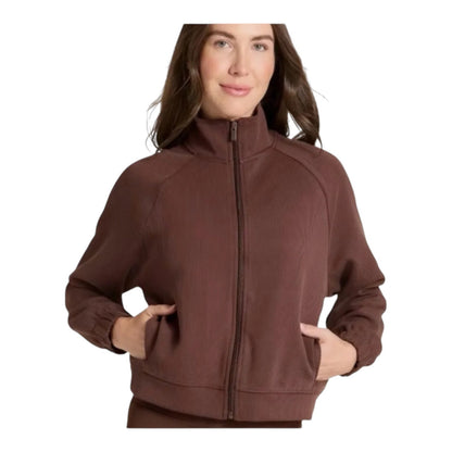 Women Airy Sleek Ribbed Full Zip Jacket - All In Motion