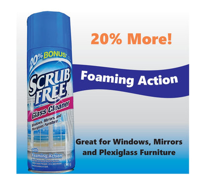 All in One Cleaner Scrub - For Windows, Mirrors and Plexiglass Furniture