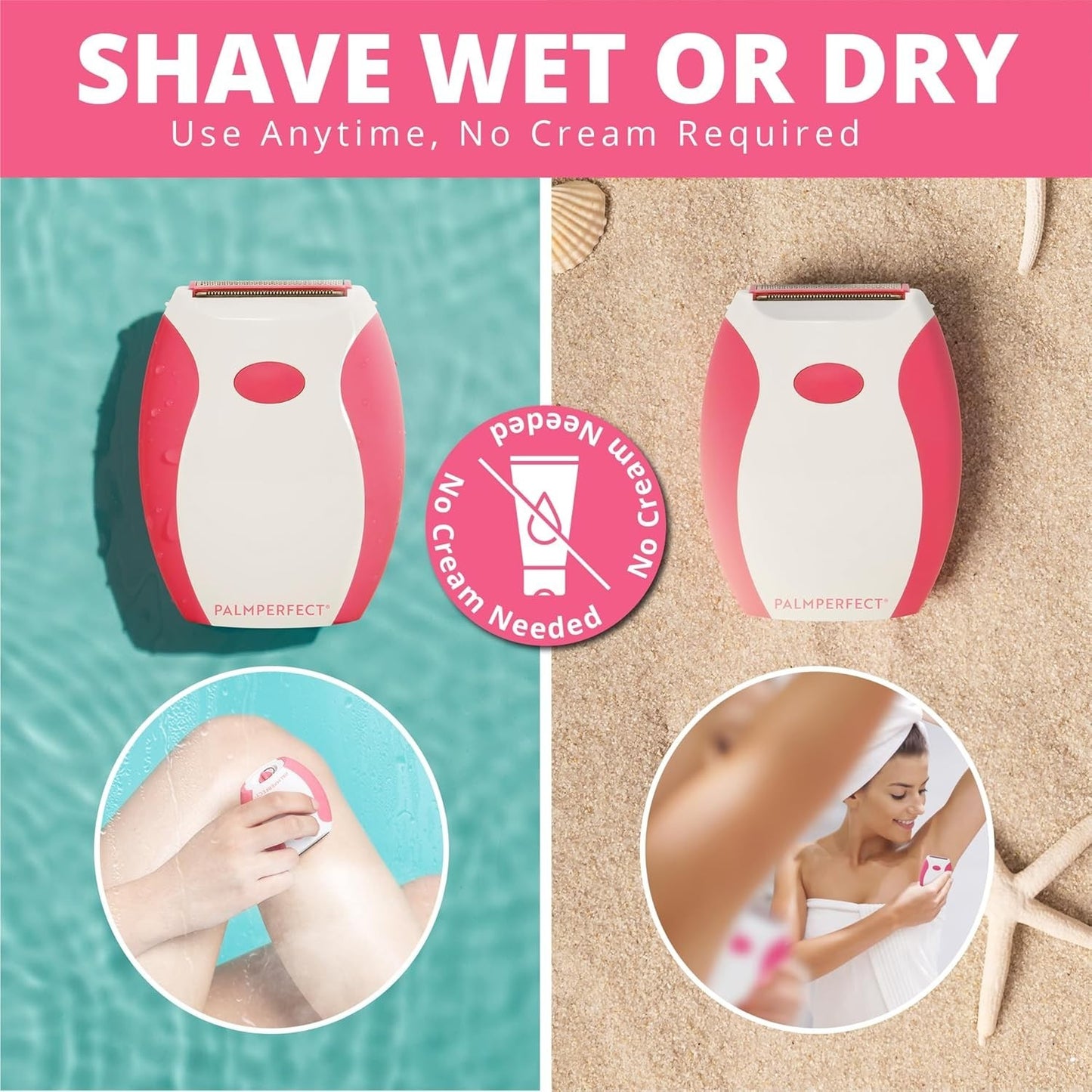 Palmperfect Electric Shaver in Patterns, Color and Pattern may vary