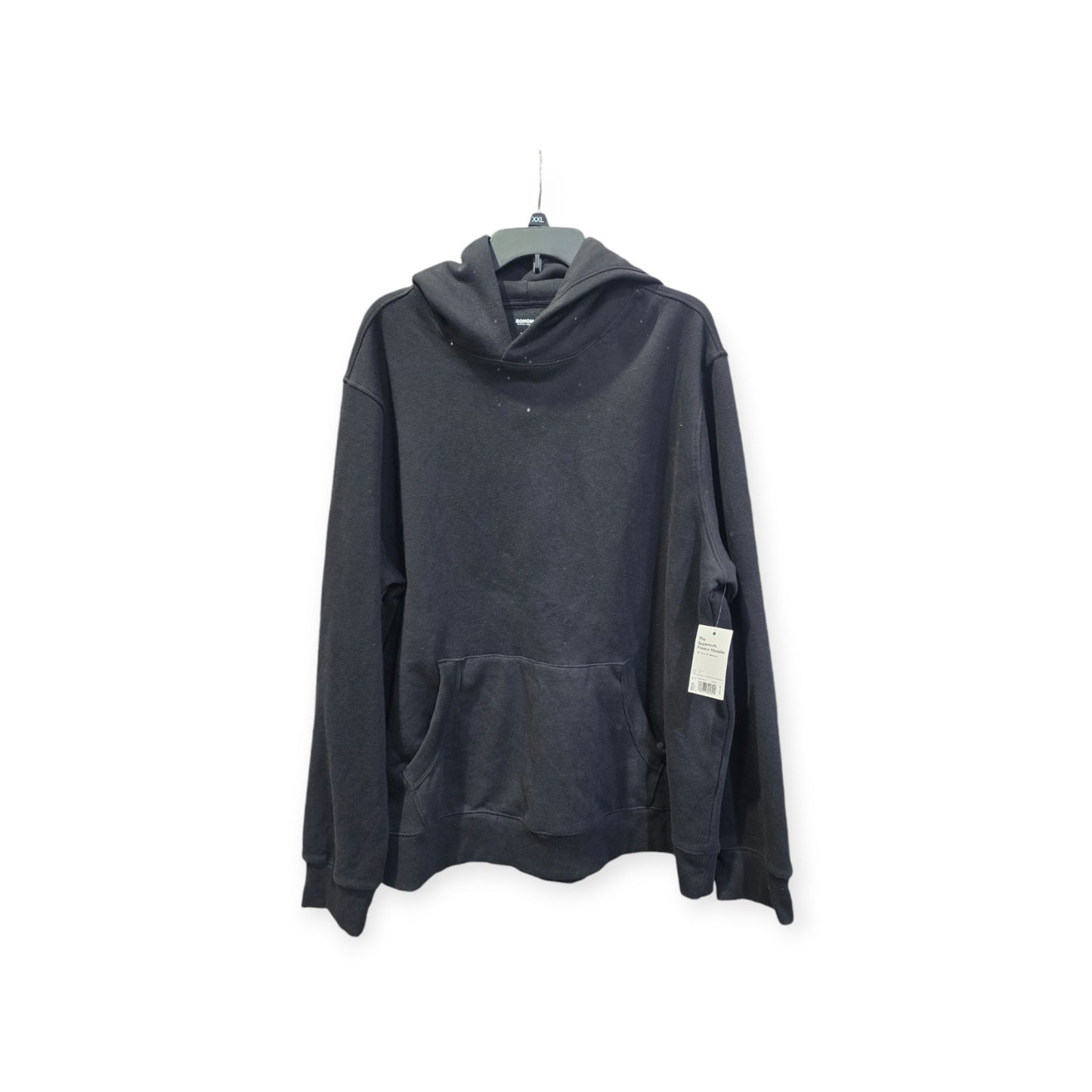 Men's Sonoma Goods For Life Supersoft Fleece Hoodie,Black, XXL