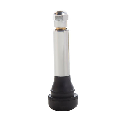 STEELMAN 96349 TR418C Snap-in Rubber Valve Stem/Chrome, Pack of 50