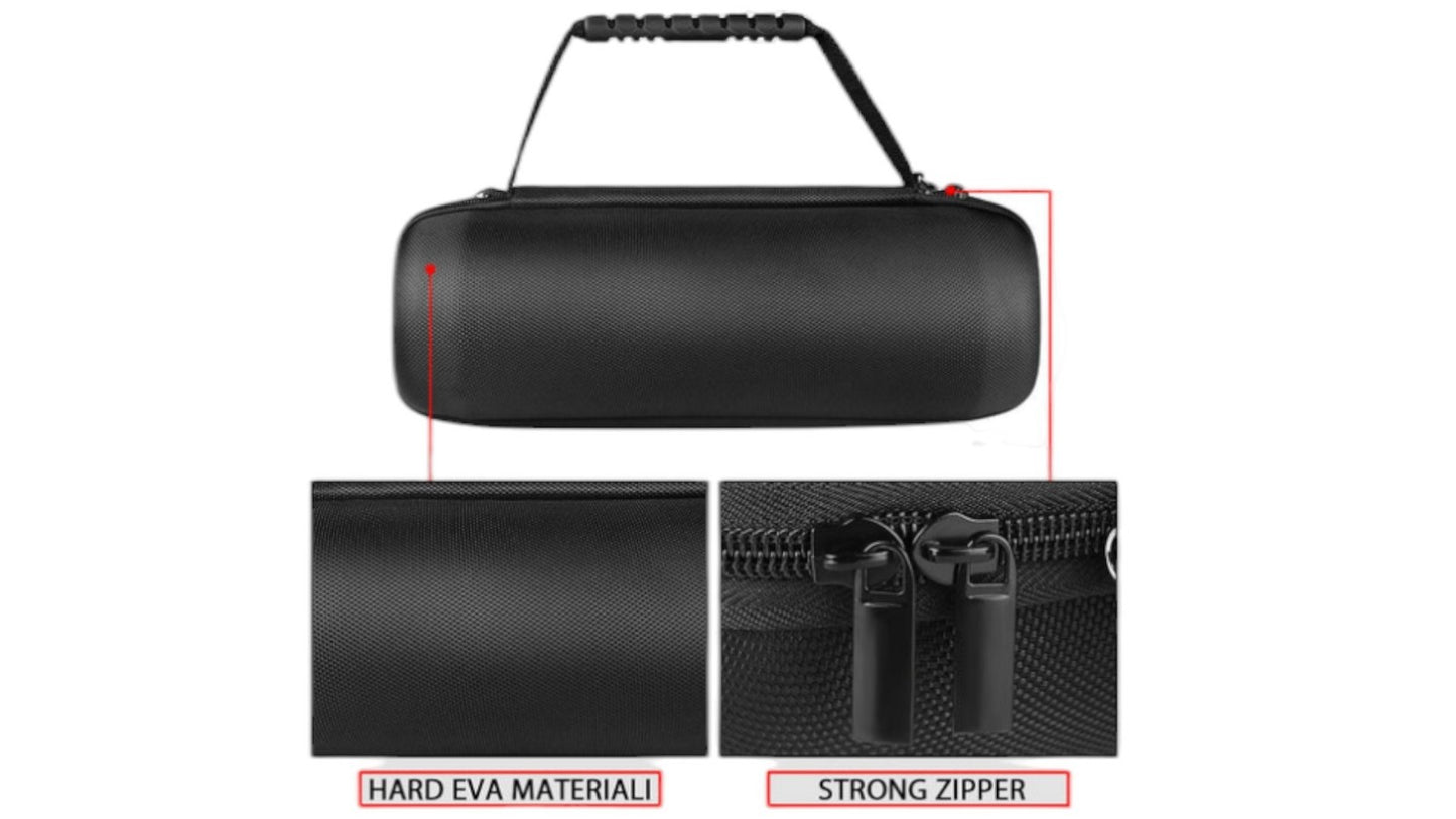 Geekria Shield Speaker Case Compatible with JBL Charge 5, Charge 4 Portable