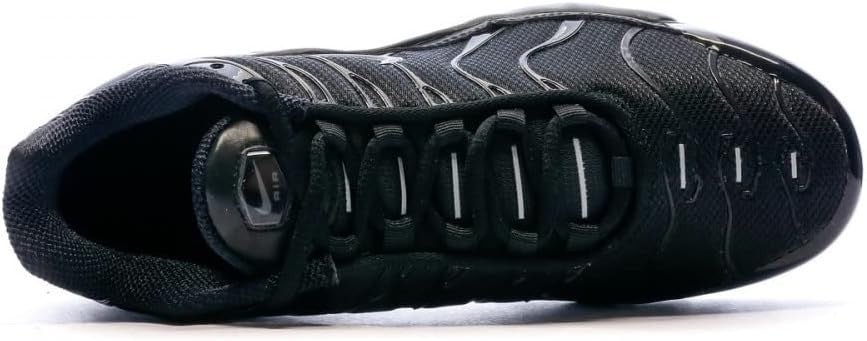 WOMEN'S NIKE AIR MAX PLUS (GS) | BLACK "TRIPLE BLACK" | SZ 7Y | CD0609-001