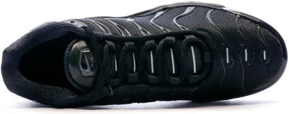 WOMEN'S NIKE AIR MAX PLUS (GS) | BLACK "TRIPLE BLACK" | SZ 7Y | CD0609-001