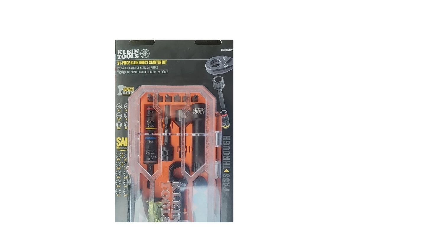 Klein _ KNECT-21 Piece Starter Kit . Impact Rated. NEW.  Unopened. 65300KNECT
