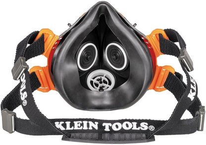Klein Tools 60552 P100 Half-Mask Respirator with Replaceable Filters Dust, M/L