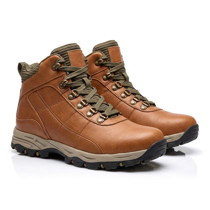 RBX Live Life Active Nitro Trekking Hiking Boots Brown & Green Men's