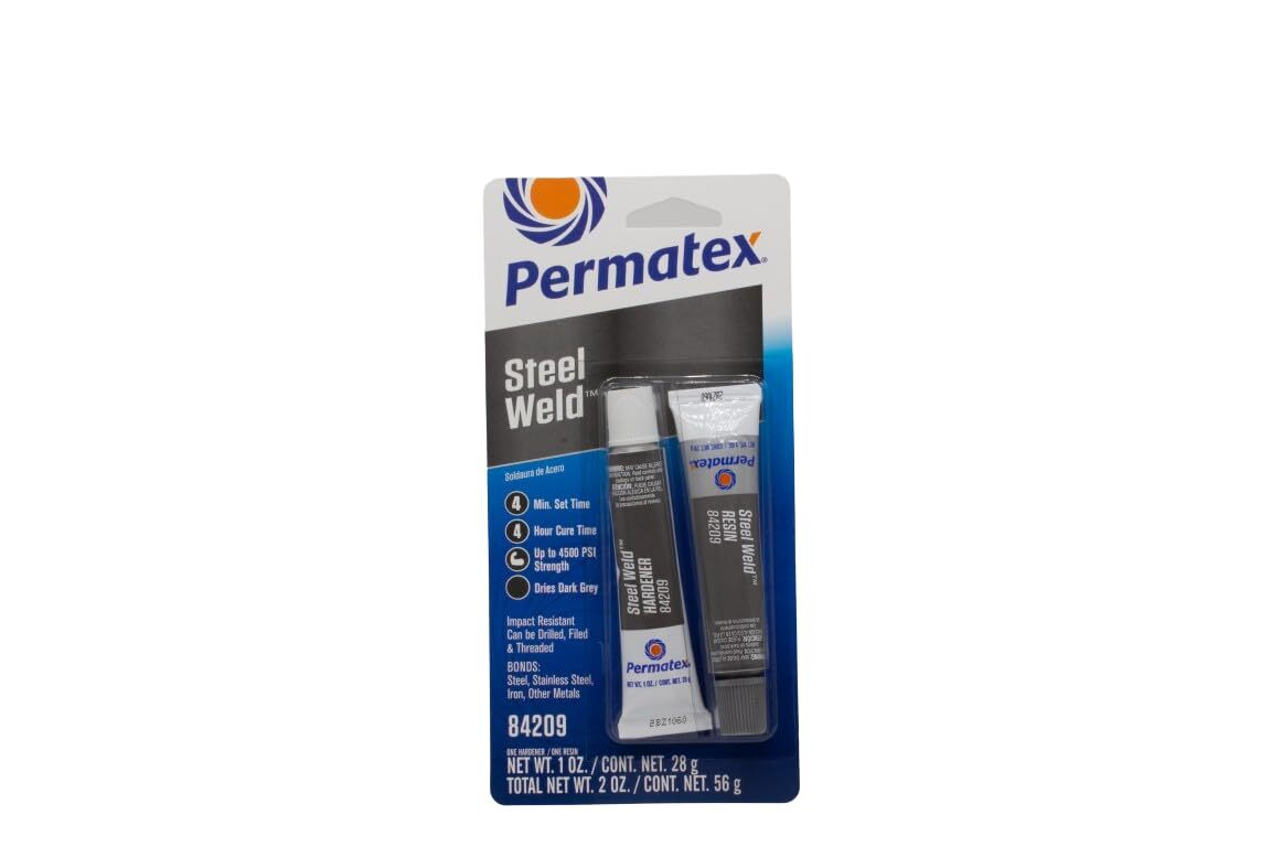 Permatex 84109 PermaPoxy 4 Minute Multi-Metal Epoxy, 0.84 oz.