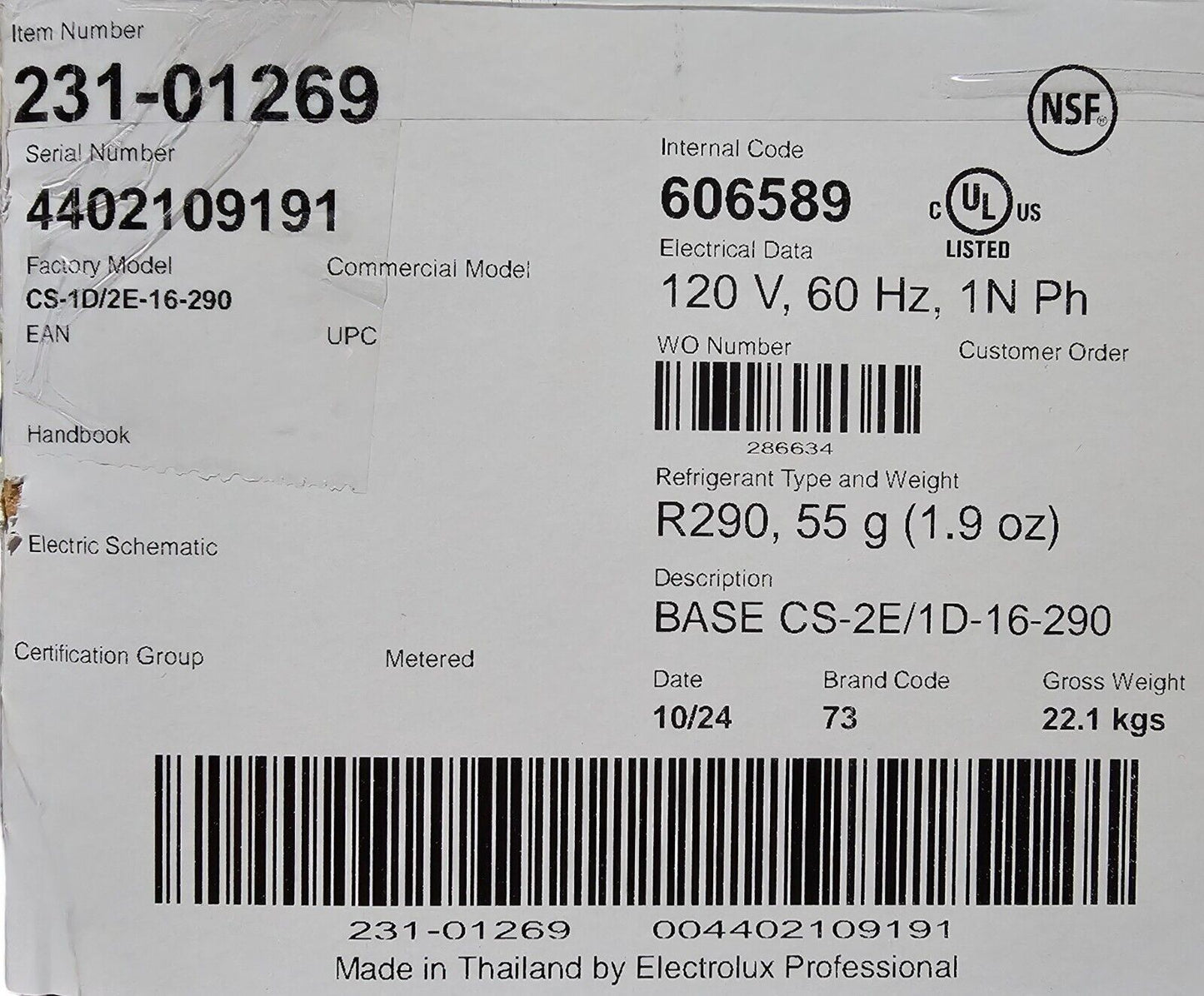 CRATHCO AGITATOR BASE CS-2E/1D-16-290