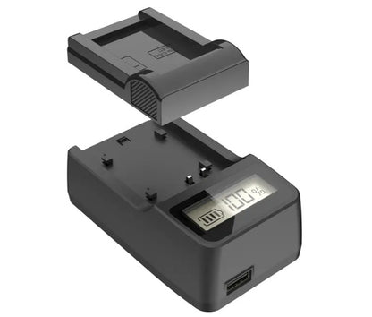 Digipower - DSLR/Mirrorless Camera Travel Charger for Canon Batteries