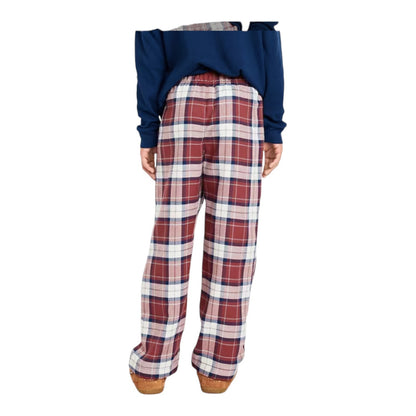 Old Navy Unisex Youth Plaid Flannel Pocketed Pajama Pants |  #788071 | NWT