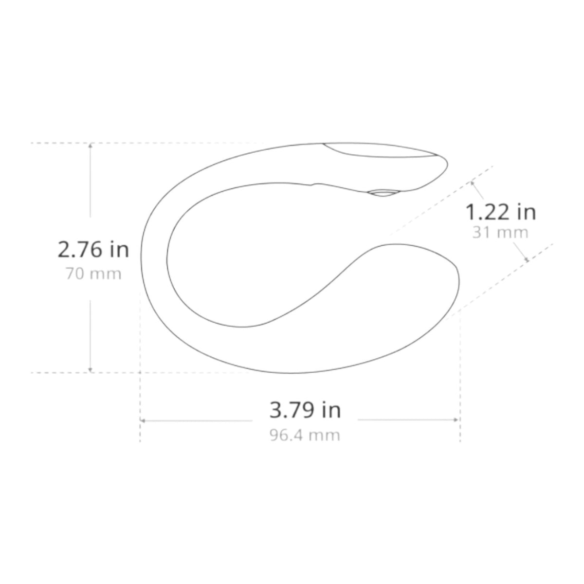 LOVENSE Lush Mini Remote Control Wearable G-spot Egg Vibrator for Women LED