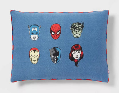 Marvel Comics  Full Comforter w/ 2 Pillowshams, Thor, Spiderman, Iron Man, Hulk