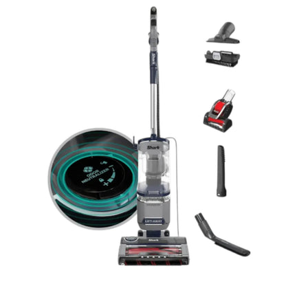 Shark Renewed UV900 Lift-Away Upright Vacuum Cleaner Navy/Silver W/ Attachments