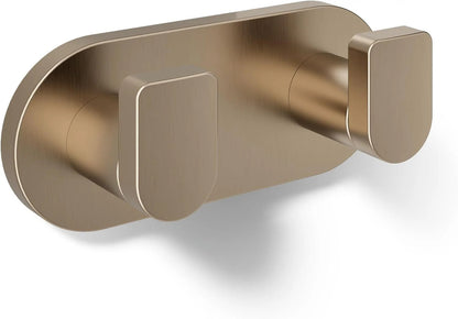Kohler Composed Double Robe Hook | Vibrant Brushed Bronze | K-73146-BV
