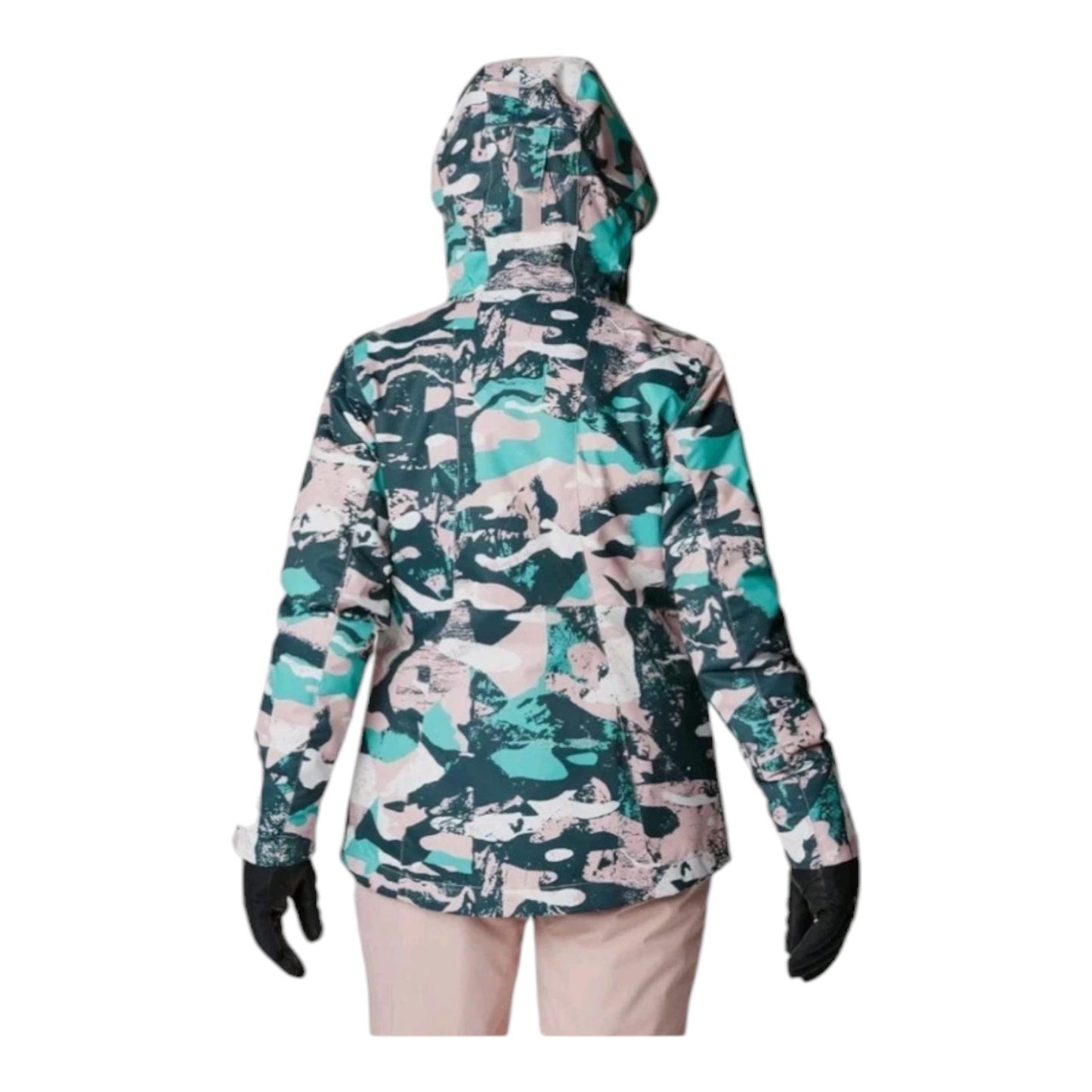 COLUMBIA Women Nordic Point Omni Heat Vented interchange 3-1 jacket Hooded Sz XL