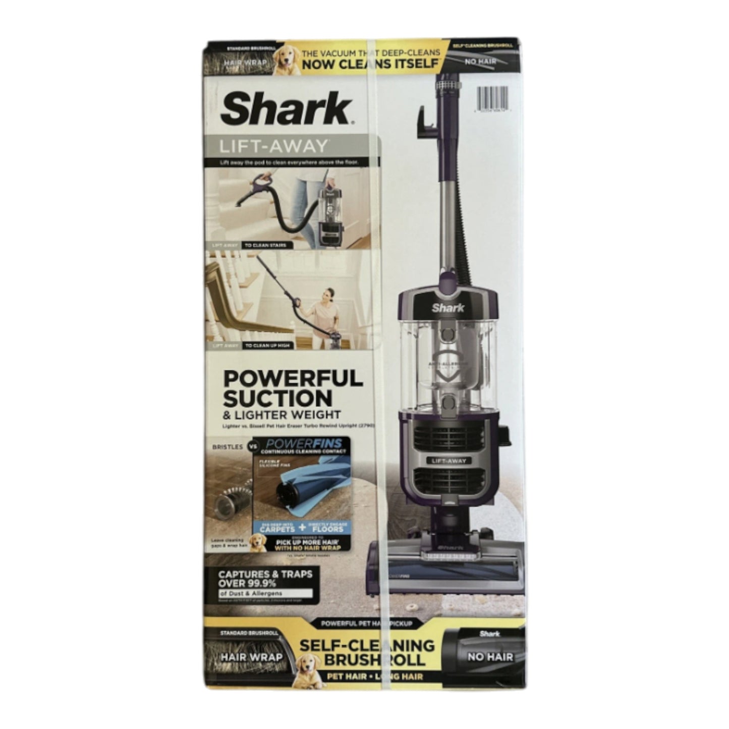Shark ZD201 Lift-Away Upright Vacuum with Powerfin Roller - NEW IN BOX!