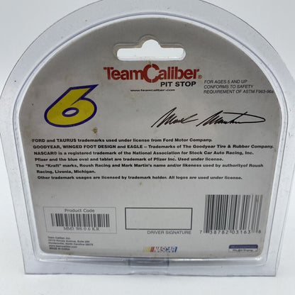 Team Caliber 2003 Mark Martin #6 Roush Racing Team Kraft Velveeta 1:64 New