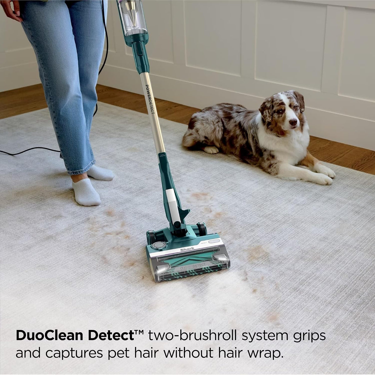 Shark POWERDETECT Corded Stick Vacuum, DuoClean & Odor Neutralizer Technology