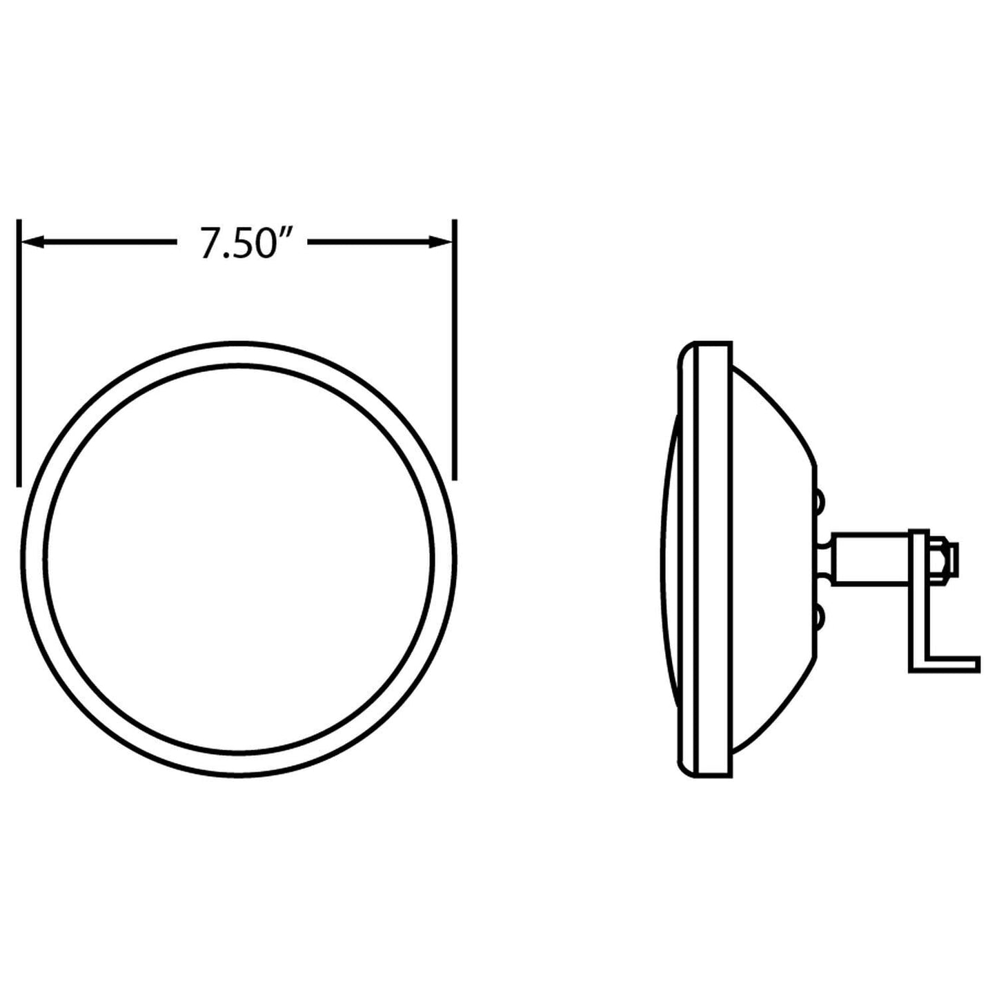 Truck-Lite (97817 Convex Mirror