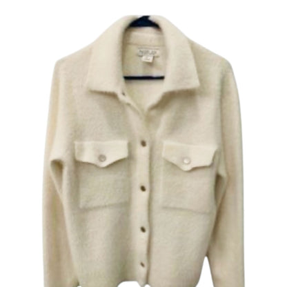 New Rachel Zoe White Teddy Jacket Classic Style | XS