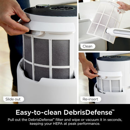 Shark - NeverChange Air Purifier MAX, 5-Year Filter Life, HP302 - White