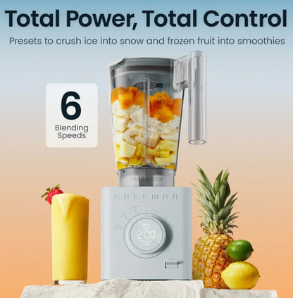 NEW Chefman Obliterator 48 oz Blender w/ Travel Jar Smoothie Maker Ice Crusher